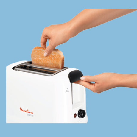 Moulinex 2 Slice Bread Toaster, White- LT60127, 850W - KWT Tech Mart