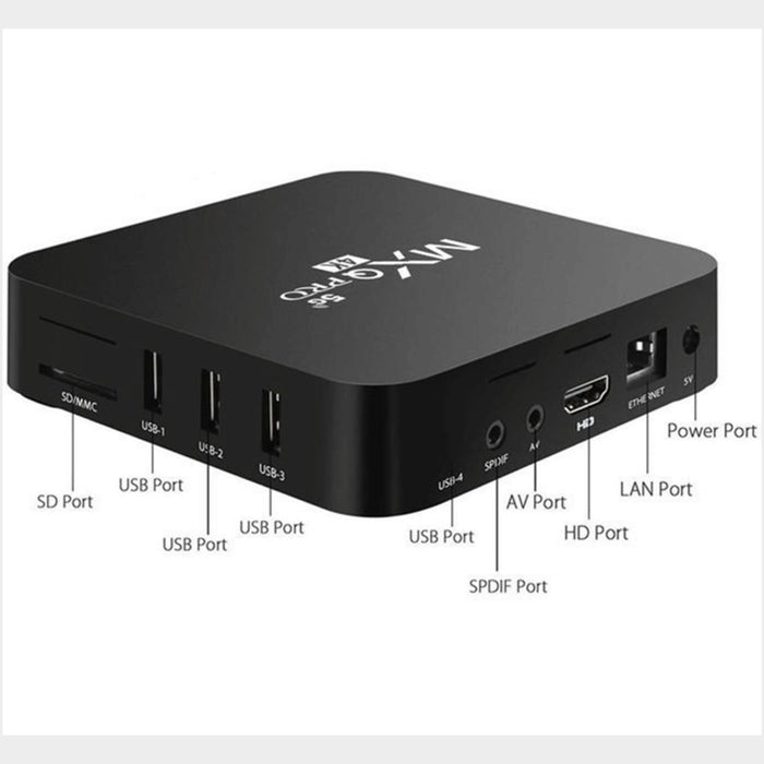 Mxq Pro Android Tv Box 5G 4K 2GB/16GB – Black  - KWT Tech Mart