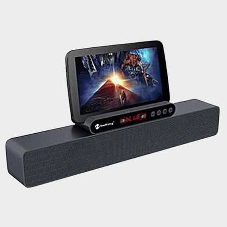 New Rixing Bluetooth 5.0 TWS Soundbar X-Bass Speaker - Black - KWT Tech Mart