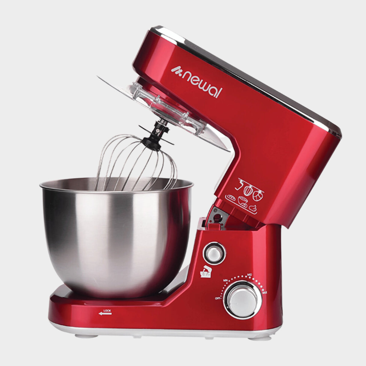 Newal N5L Stand mixer WL 3533, Red / Silver - KWT Tech Mart