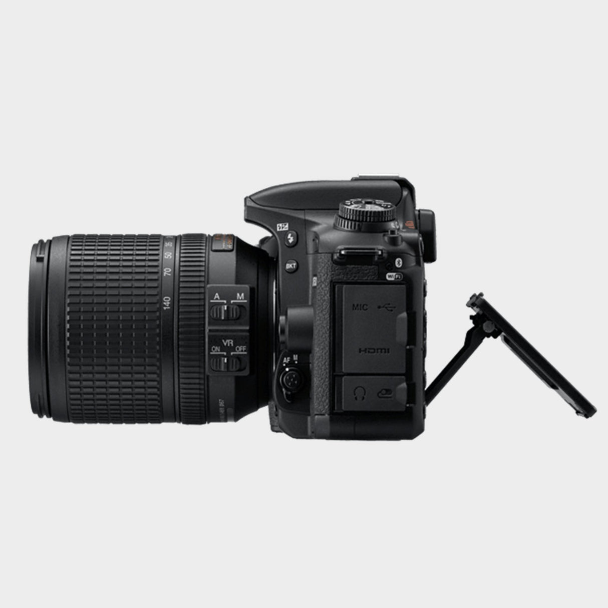 Nikon D7500 DSLR Camera 18-140mm Lens – Black  - KWT Tech Mart