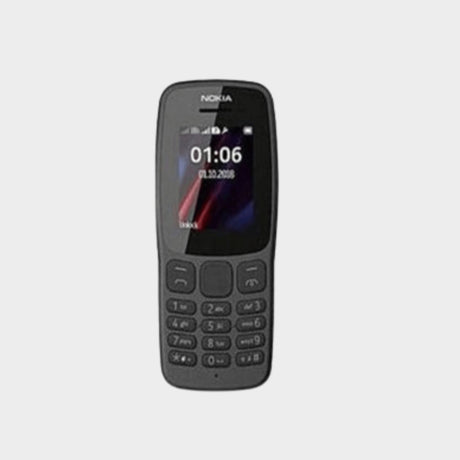 Nokia 106 1.8” Dual SIM Phone with 4MB RAM - Dark Grey  - KWT Tech Mart