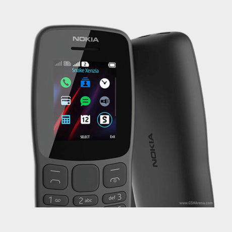 Nokia 106 DS TA-1190 Dual-Band Feature Phone - Black  - KWT Tech Mart
