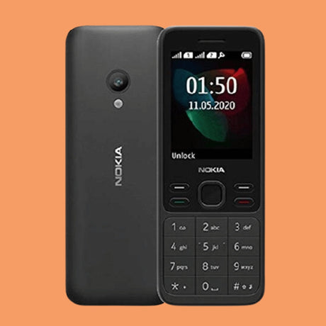 Nokia 150 Dual SIM 32MB RAM 32MB ROM Feature Phone - Black  - KWT Tech Mart