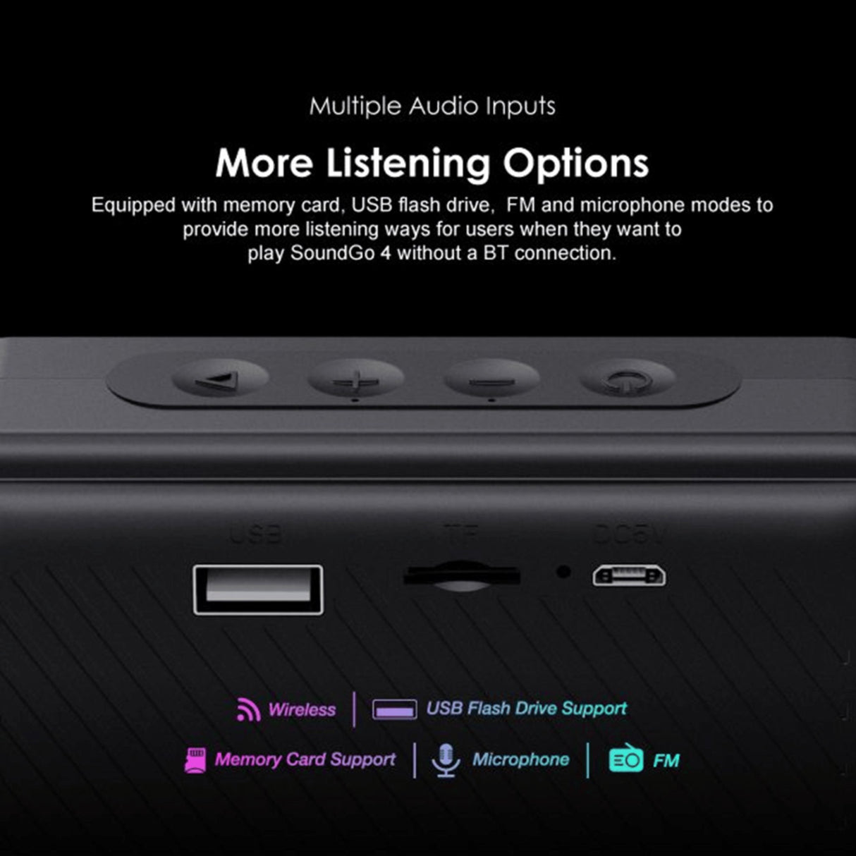 Oraimo SoundGo 4 Ultra-Bluetooth Portable Wireless Speaker - KWT Tech Mart