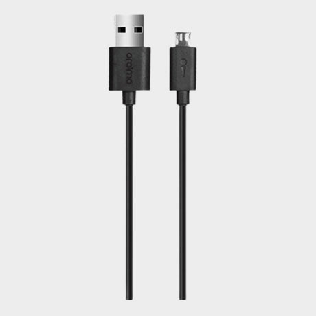 Oraimo CD-52BR Fast Charging Data Sync Cable & Charger Black - KWT Tech Mart
