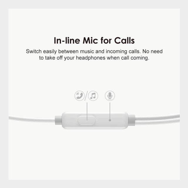 Oraimo Halo OPE-E21 Half-in-Ear Wired Earphones – Black - KWT Tech Mart