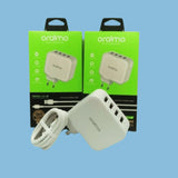 Oraimo Phone Charger Fast Charger UK Dual USB OCW-U81F White - KWT Tech Mart