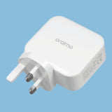 Oraimo Phone Charger UK Dual USB OCW-U63D White - KWT Tech Mart