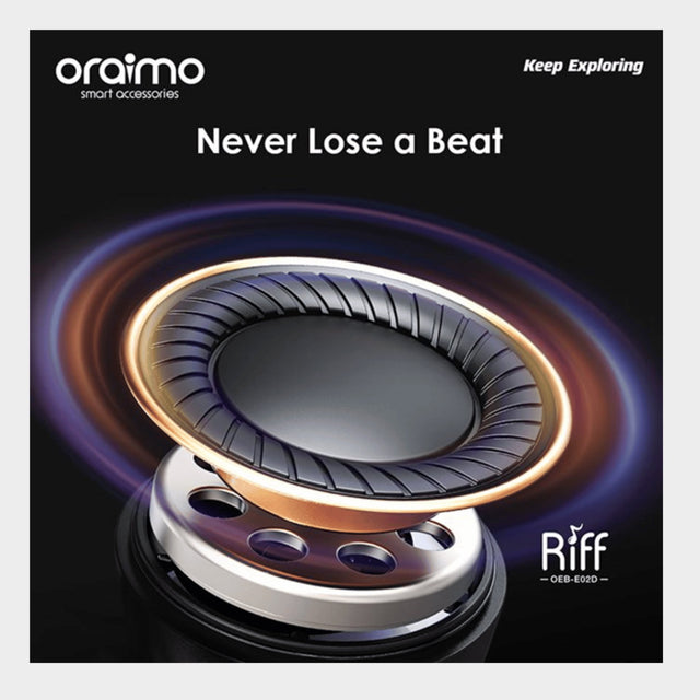 Oraimo Riff Comfort True Wireless Earbuds – Black - KWT Tech Mart