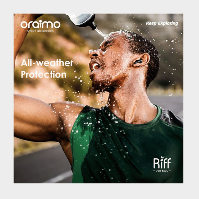 Oraimo Riff Comfort True Wireless Earbuds – Black - KWT Tech Mart
