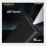 Oraimo Traveler-2 20000mAh Fast Charging Power Bank – Black - KWT Tech Mart