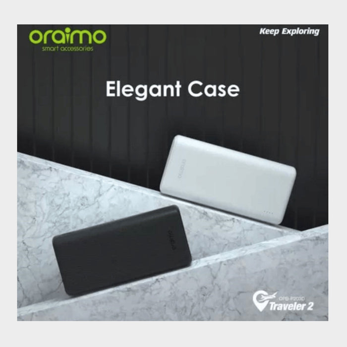 Oraimo Traveler-2 20000mAh Fast Charging Power Bank – Black - KWT Tech Mart