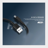 Oraimo USB Cable Data cable OCD-M53 1m 5V2A Micro-USB - KWT Tech Mart