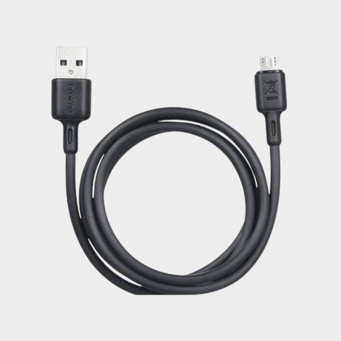 Oraimo USB Cable OCD-M56 2m Data Cable – Black - KWT Tech Mart