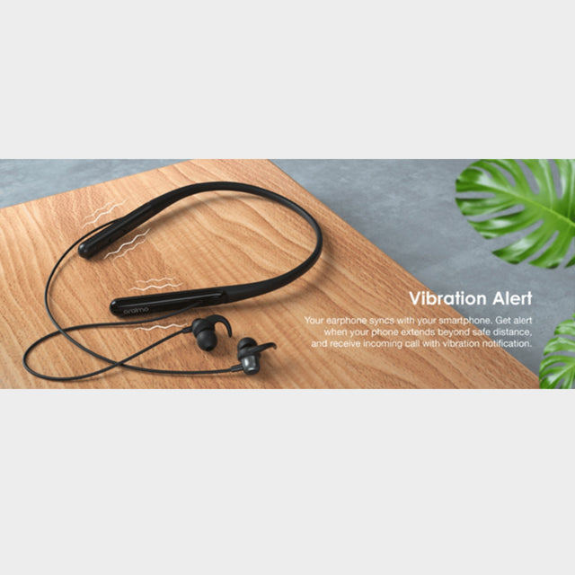 Oraimo Wireless Headsets, Necklace 3 Lite Earphone – Black - KWT Tech Mart