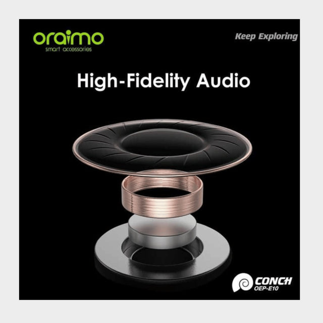 Oriamo Conch 2 Wired Earphones in-Ear with Mic - KWT Tech Mart