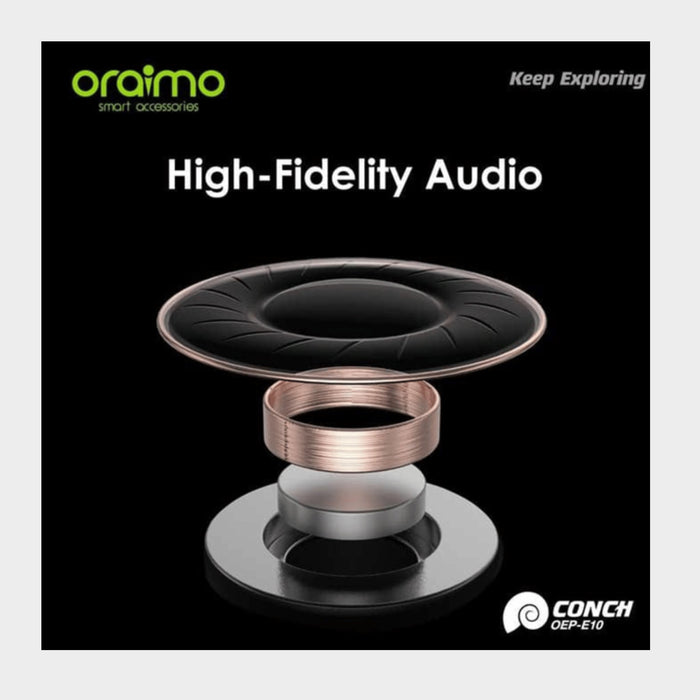 Oriamo Conch 2 Wired Earphones in-Ear with Mic - KWT Tech Mart
