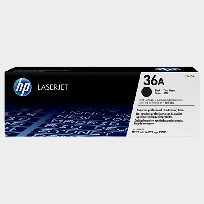 HP 36A Black Original LaserJet Toner Cartridge, CB436A - KWT Tech Mart