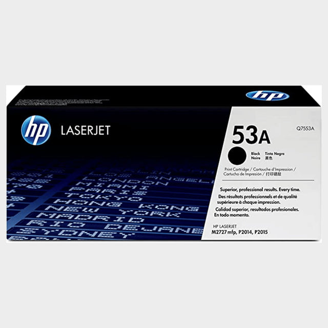 HP 53A Black Original LaserJet Toner Cartridge | Q7553A  - KWT Tech Mart