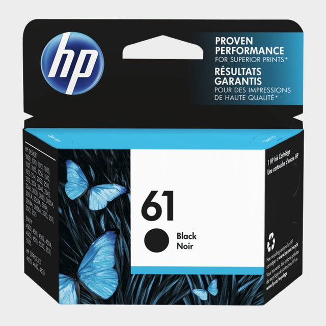 HP 61 Black Original Ink Cartridge | CH561WN  - KWT Tech Mart