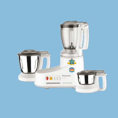 Panasonic Mixer Grinder with 3 Jars MX-AC300 - White - KWT Tech Mart 