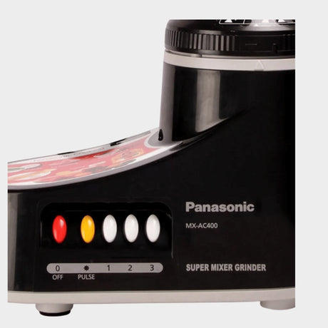 Panasonic 550W Super Mixer Grinder with 4Jars MX AC400 Black - KWT Tech Mart