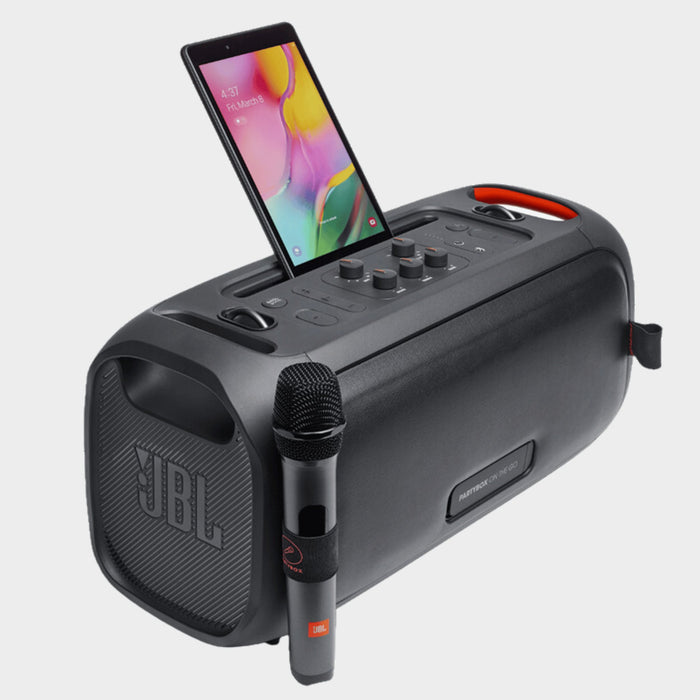 Partybox On-the-Go Portable Party Speaker with wireless mic