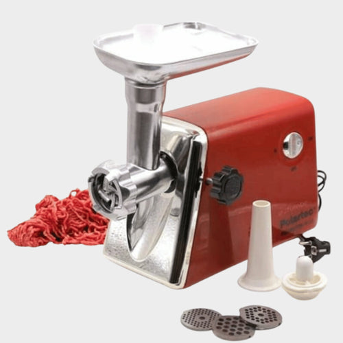 Polartec Electric Meat Grinder Mincer Machine - Red - KWT Tech Mart