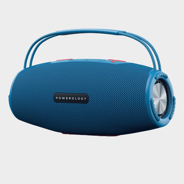 Powerology Phantom Boombox Portable Bluetooth Speaker - Blue - KWT Tech Mart