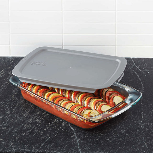 Pyrex 6.5L Esentials Glass Rectangular Casserole Baking Dish - KWT Tech Mart