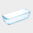 Pyrex Glass Loaf Pan Mould Dish for Baking Bread, Colourless - KWT Tech Mart