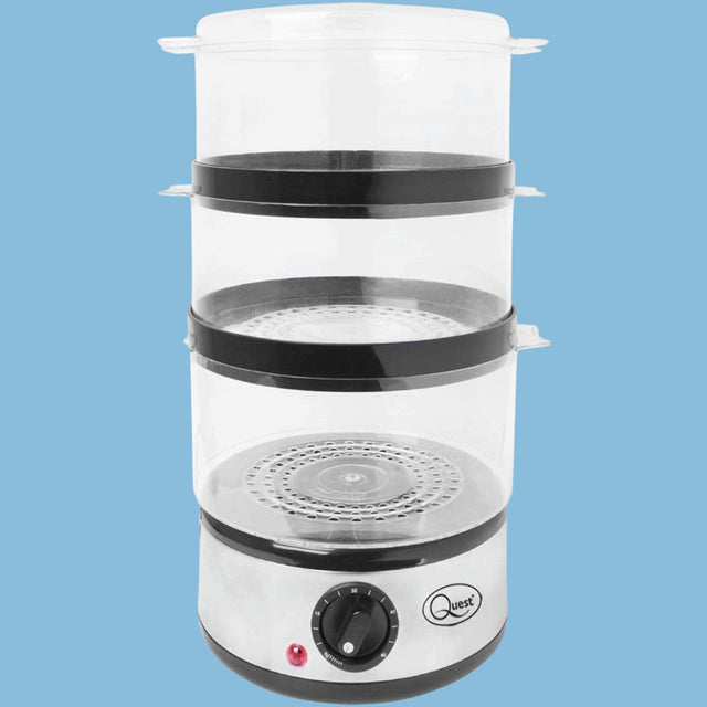 Quest 7.2L 3Layer Electric Food Steamer, 400W, 35220 - KWT Tech Mart