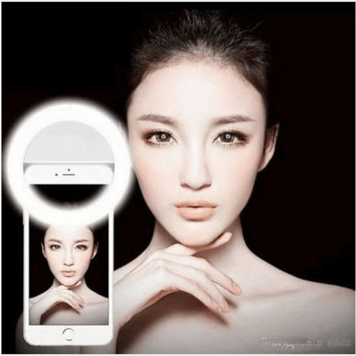 Ring Rechargeable Smart Phone Selfie Ring Light  - KWT Tech Mart