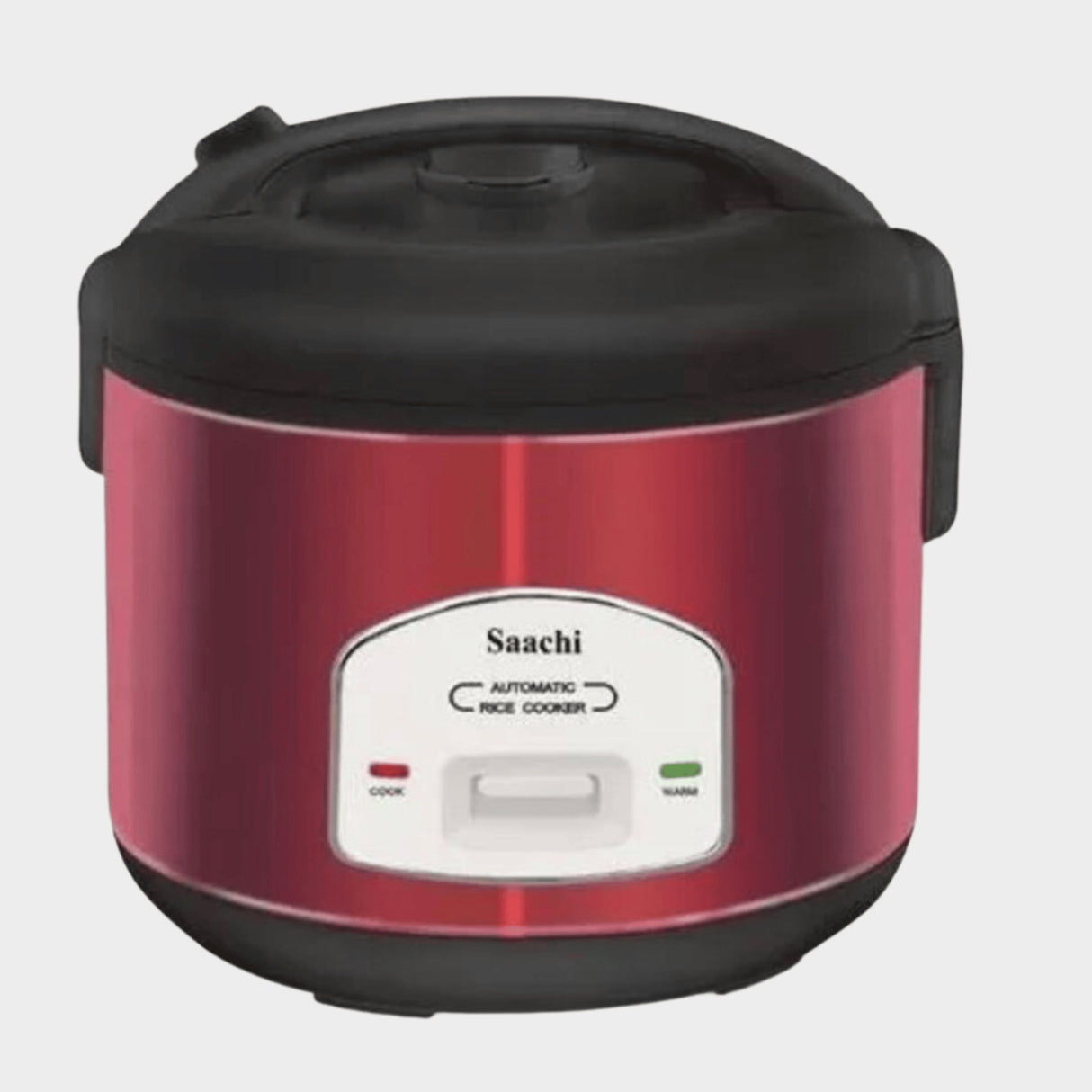 Saachi 1.8L Electric Rice Cooker with Steamer Saucepan - Red - KWT Tech Mart