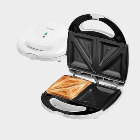 Saachi 2 Slice Sandwich Maker Toaster Grill - White - KWT Tech Mart