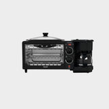 Saachi 3 in 1 Breakfast Machine, Toaster Oven NL-BS-2951-BK - KWT Tech Mart