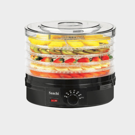 Saachi 5 Tray Fruit, Food Dehydrator - White - KWT Tech Mart