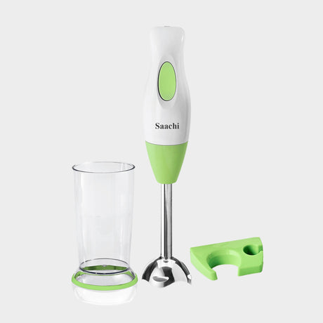Saachi Hand Blender with plastic Jar NL-CH-4256, White/Green - KWT Tech Mart
