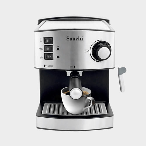 Saachi All in 1 Coffee Maker - Silver, NL-COF-7055 - Black - KWT Tech Mart