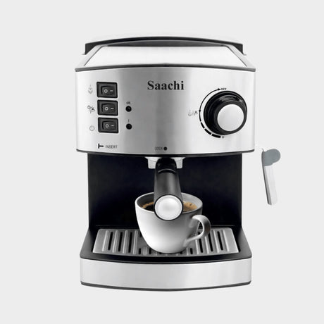 Saachi  All in 1 Coffee Maker NL-COF-7055 - Silver / Black - KWT Tech Mart
