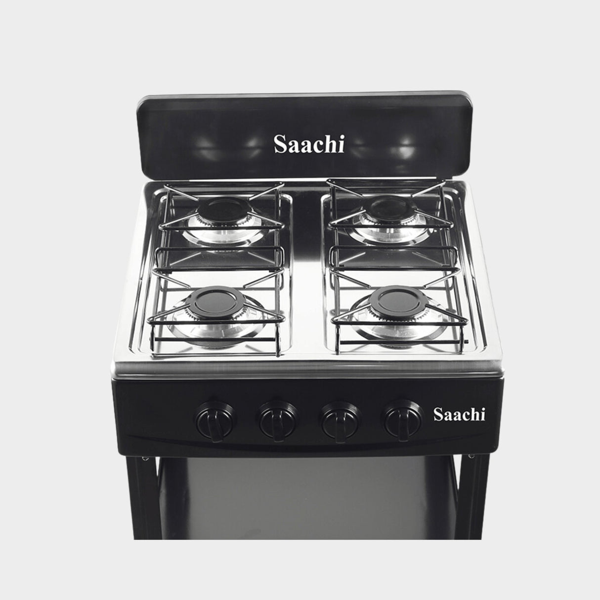 Saachi 4 Burner Gas Stove Cooker NL-GAS-5256 - Black - KWT Tech Mart