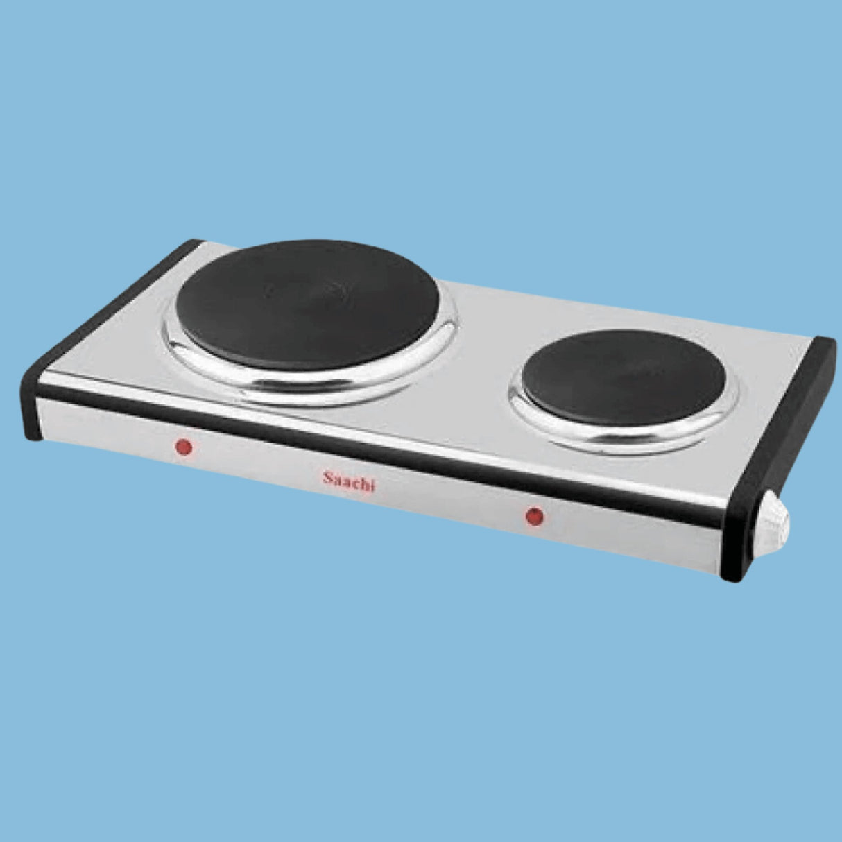 Saachi NL-HP-6209 double hotplate electric cooker /burner –white, black