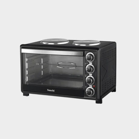 Saachi 45L Electric Oven Cooker + 2 hot plates NL-OH-1946HPG - KWT Tech Mart