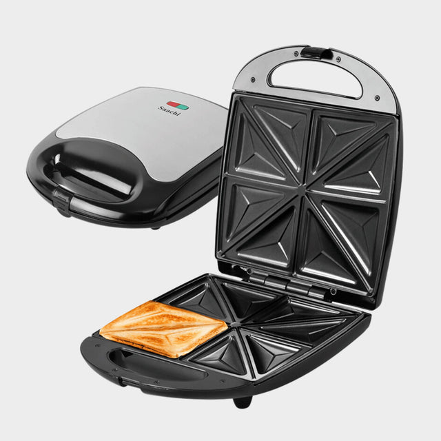 Saachi 4 Slice Sandwich Maker Toaster Grill NL-ST-4655S-BK - KWT Tech Mart