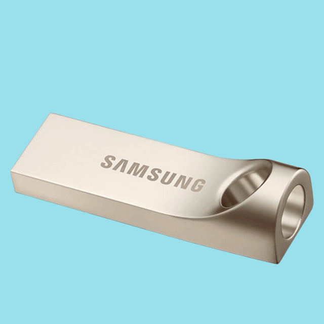 Samsung 128GB BAR (METAL) USB 3.0 Flash Drive – Silver  - KWT Tech Mart