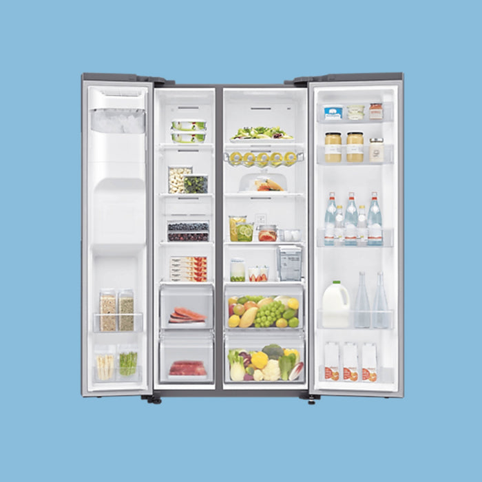 Samsung 617L Side by Side Fridge with Dispenser RS64R5111M12 - KWT Tech Mart