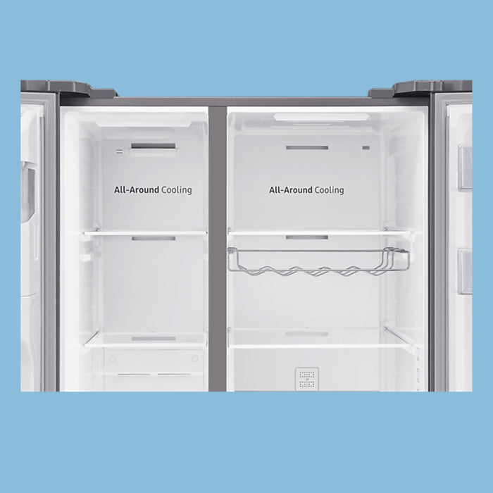 Samsung 617L Side by Side Fridge with Dispenser RS64R5111M17 - KWT Tech Mart