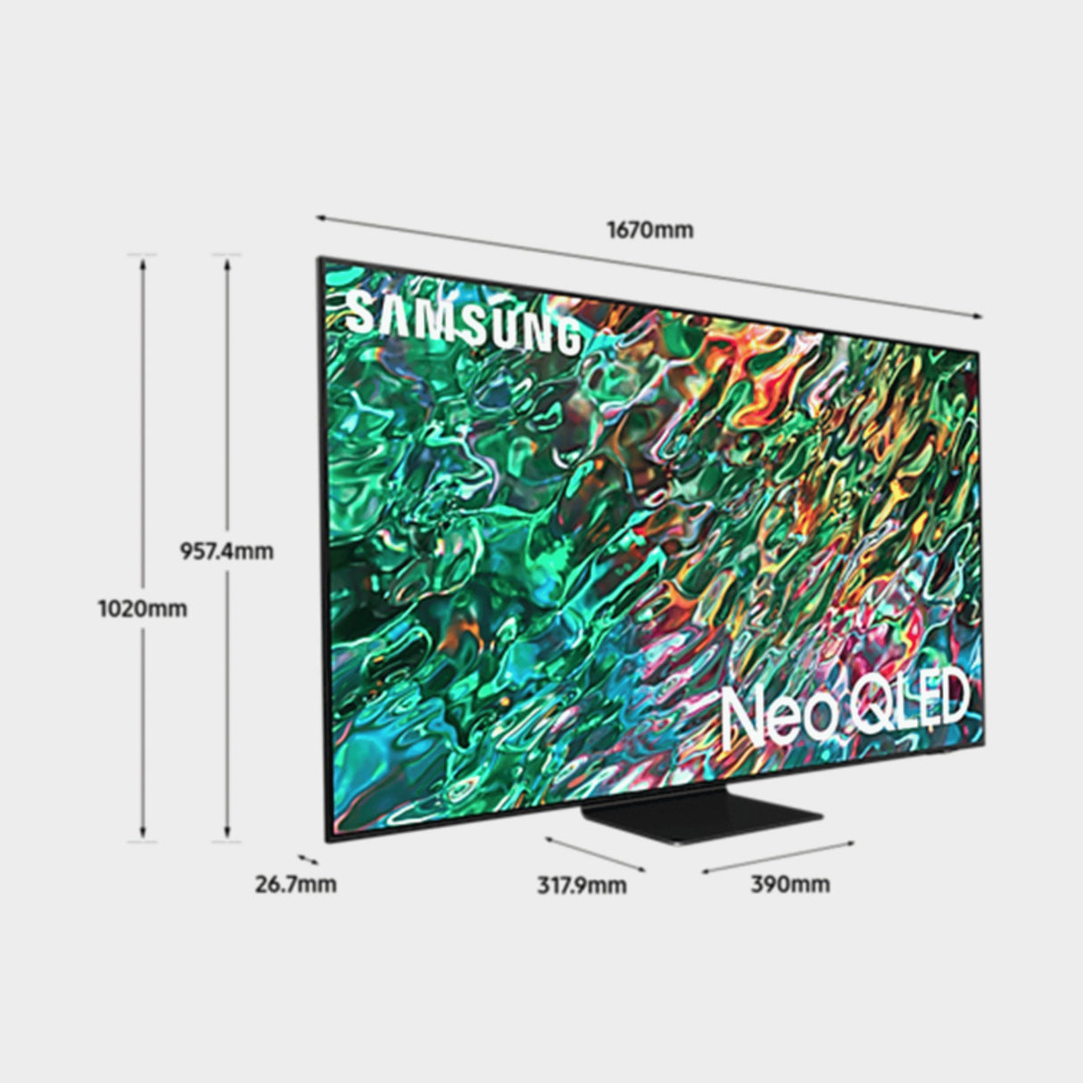 Samsung 75" Class Neo QLED 4K Smart TV QN75QN90BAFXZA, Alexa - KWT Tech Mart