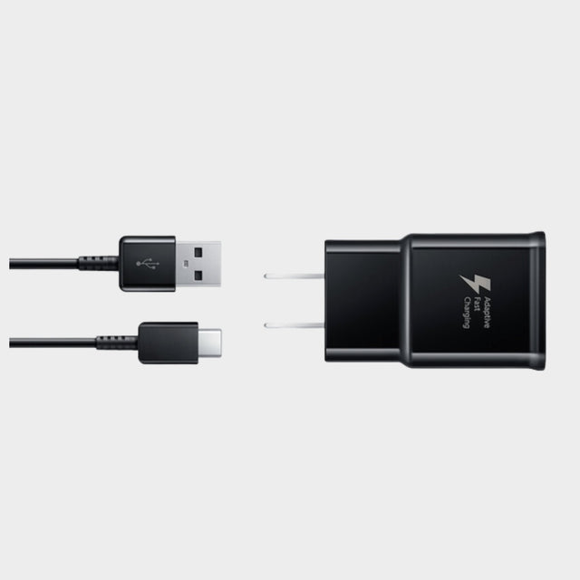 Samsung Fast Charge Travel Adapter & USB Cable – Black - KWT Tech Mart